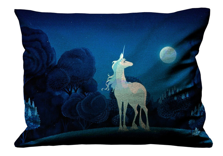 BEAUTIFUL UNICORN AND MOON Pillow Case Cover Recta