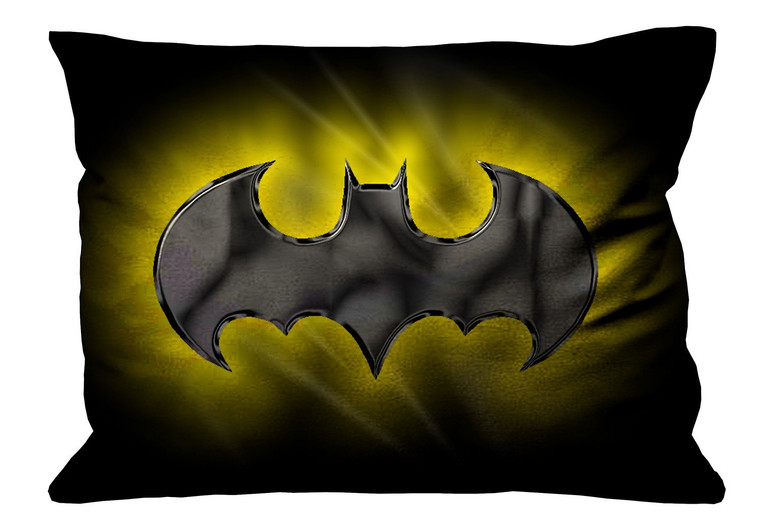 BATMAN YELLOW SYMBOL Pillow Case Cover Recta