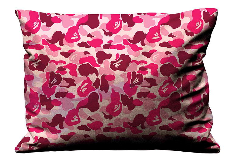 BAPE CAMO PINK Pillow Case Cover Recta