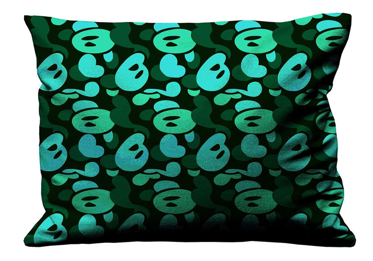 BAPE BABY MILO GREEN Pillow Case Cover Recta