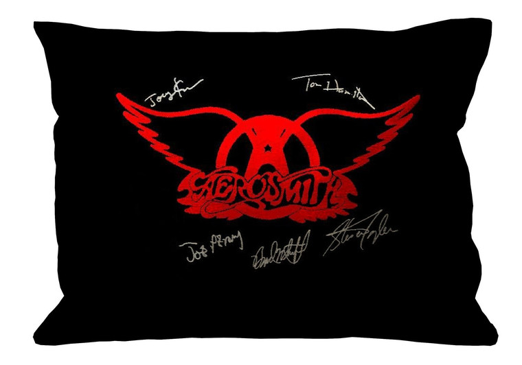 AEROSMITH BAND LOGO Pillow Case Cover Recta