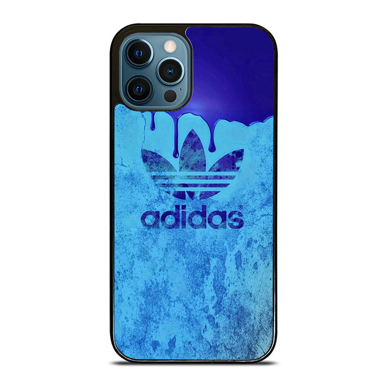ADIDAS LOGO BLUE LIQUID iPhone 12 Pro Max Case