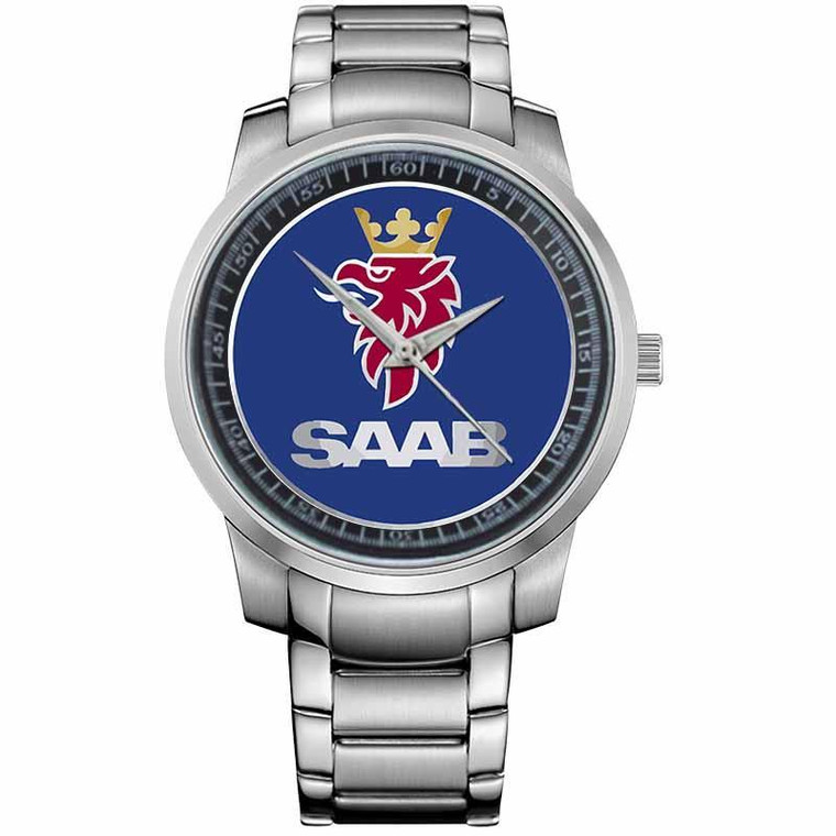 SAAB LOGO  Metal Watch
