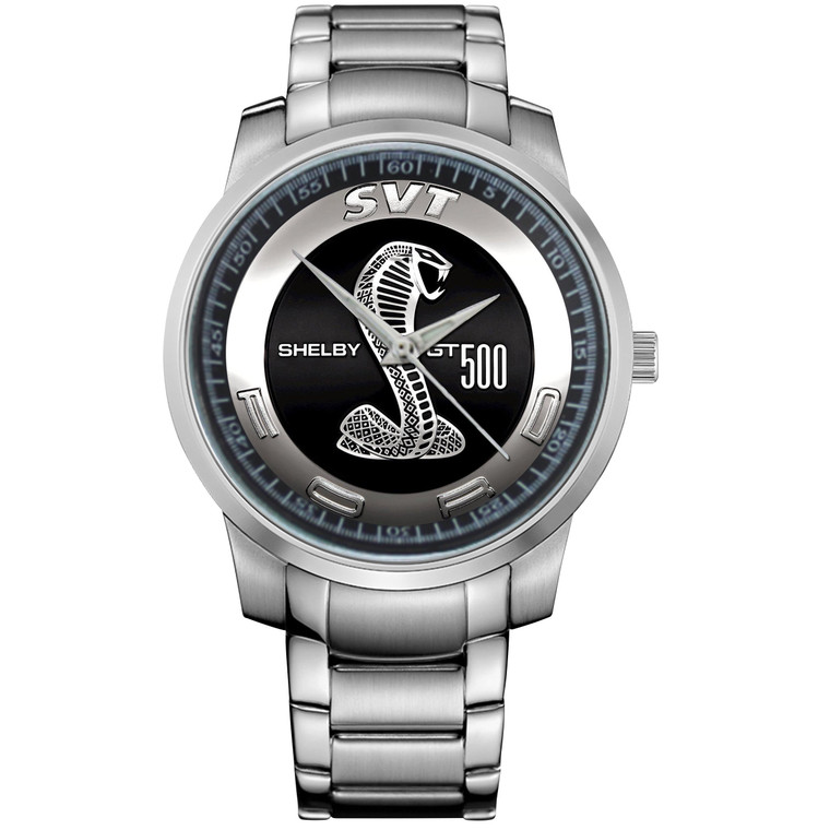 SHELBY GT 500 COBRA LOGO Metal Watch