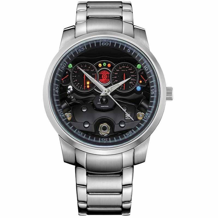 SUZUKI HAYUBAS GSX1300 RD Metal Watch
