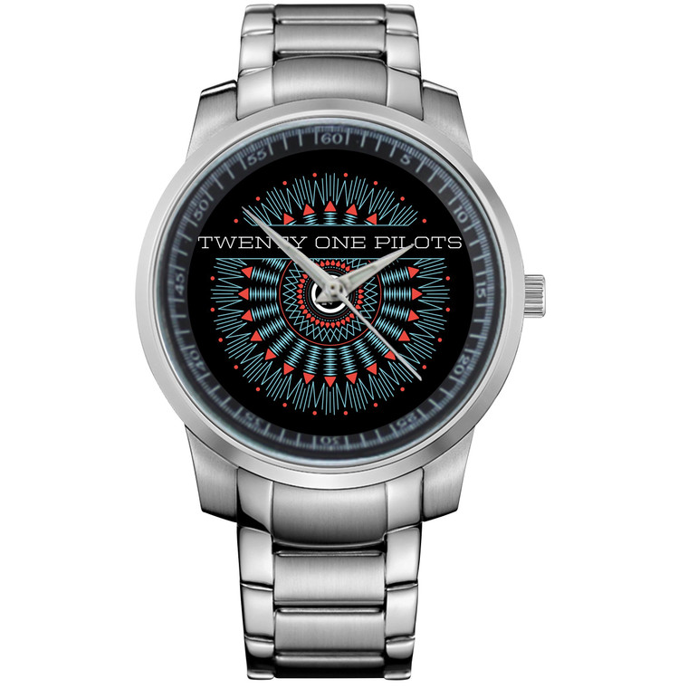 TWENTY ONE PILOTS DESIGN TYPOGRAPHY Metal Watch