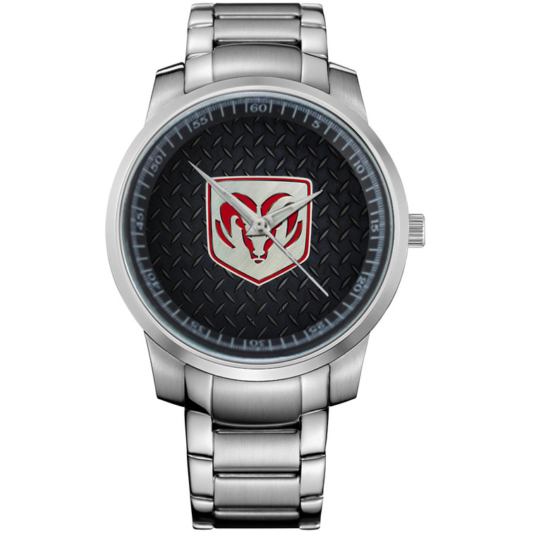 DODGE PLATE LOGO Metal Watch