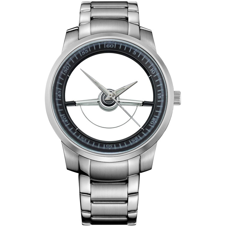 IMPALA STEERING WHEEL BLACK Metal Watch