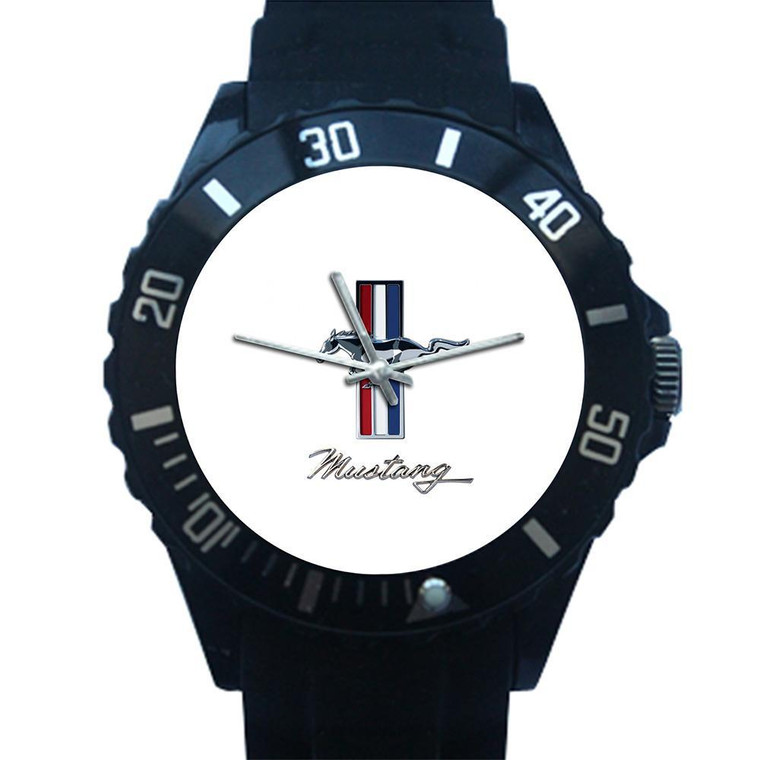 MUSTANG LOGO Plastic Watch