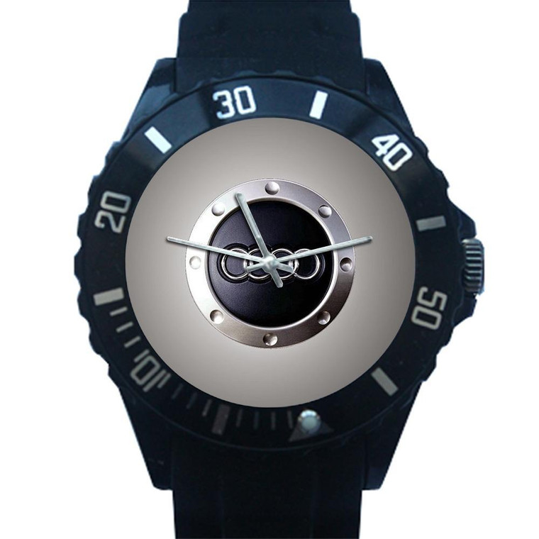 AUDI CAR EMBLEM Plastic Watch