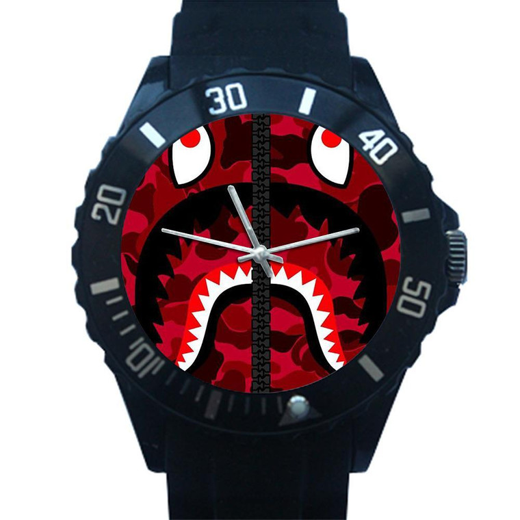 BAPE SHARK CAMO Plastic Watch