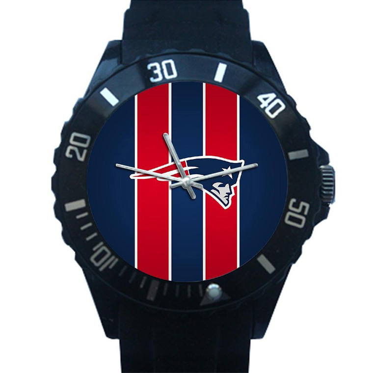 ENGLAND PATRIOTS FOTBALL SYMBOL Plastic Watch