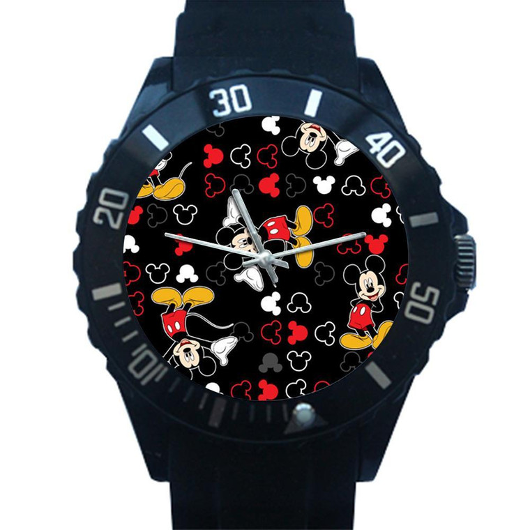 MICKEY MOUSE CHOLLAGE Plastic Watch