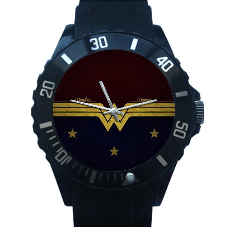 NEW WONDER WOMAN LOGO Plastic Watch