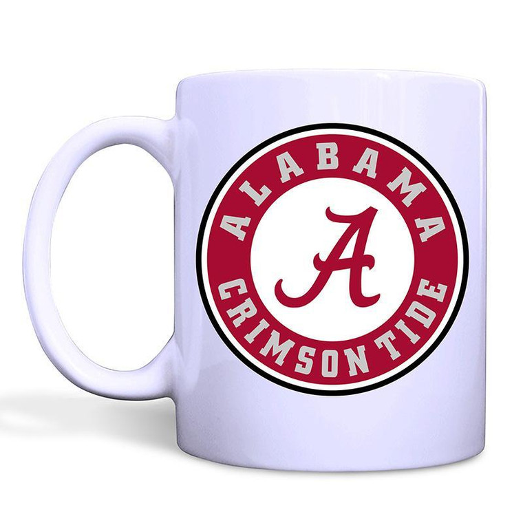 ALABAMA FOOTBALL LOGO White Mug