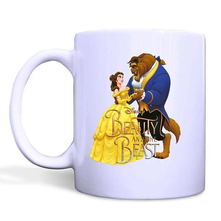 BEAUTY AND THE BEAST Disney White Mug