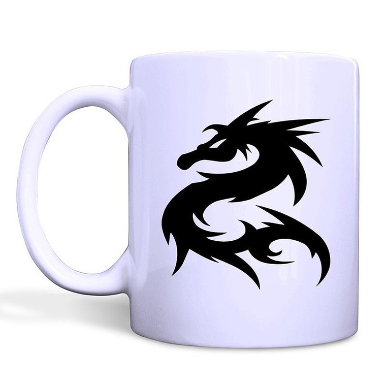 DRAGON DESIGN LOGO White Mug