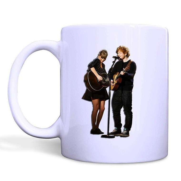 ED SHEERAN AND TAYLOR SWIFT White Mug