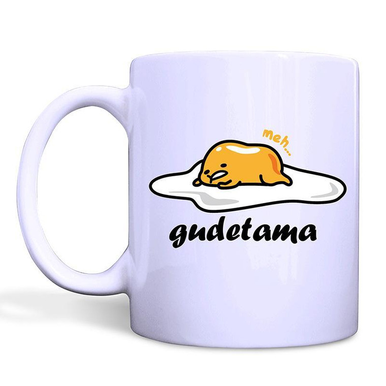 GUDETAMA LOGO White Mug