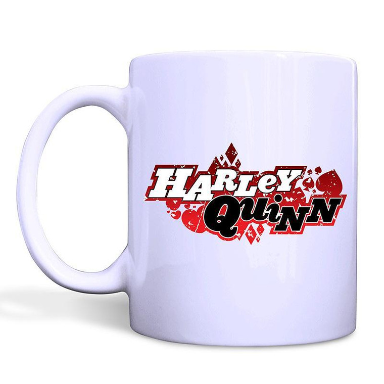 HARLEY QUINN LOGO White Mug