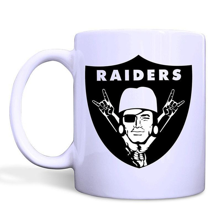 OAKLAND RAIDERS LOGO White Mug