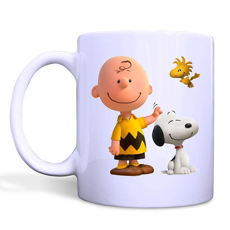 PEANUTS SNOOPY AND CHARLIE BROWN White Mug