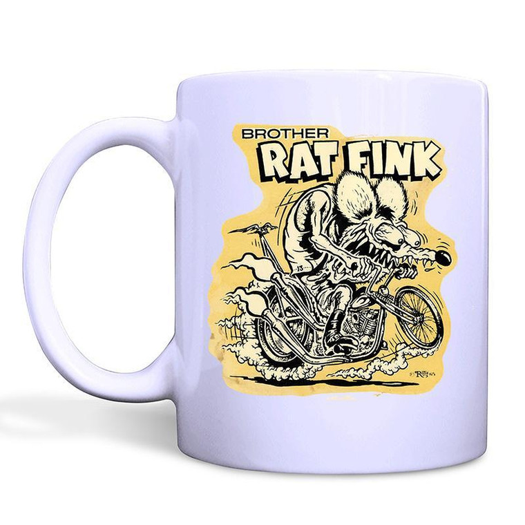 RAT FINK BIG DADDY White Mug