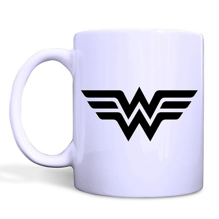 WONDER WOMAN logo White Mug