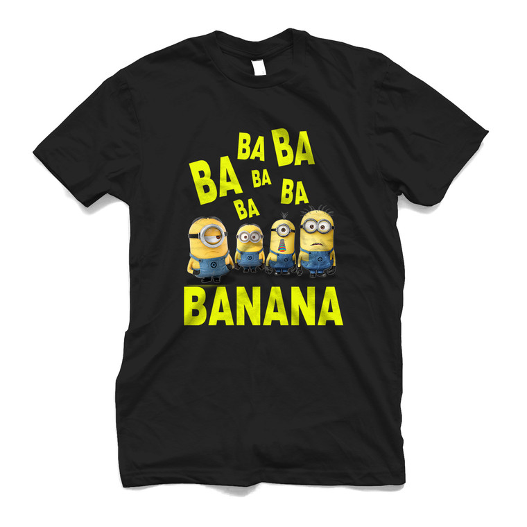 DESPICABLE ME MINION BA BA BA BANANA Men's T-Shirt DESPICABLE ME MINION BA BA BA BANANA Men's T-Shirt