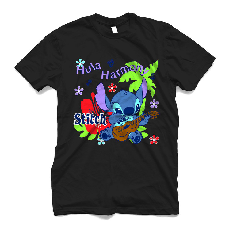 DISNEY LILO AND STITCH GUITARS Men's T-Shirt