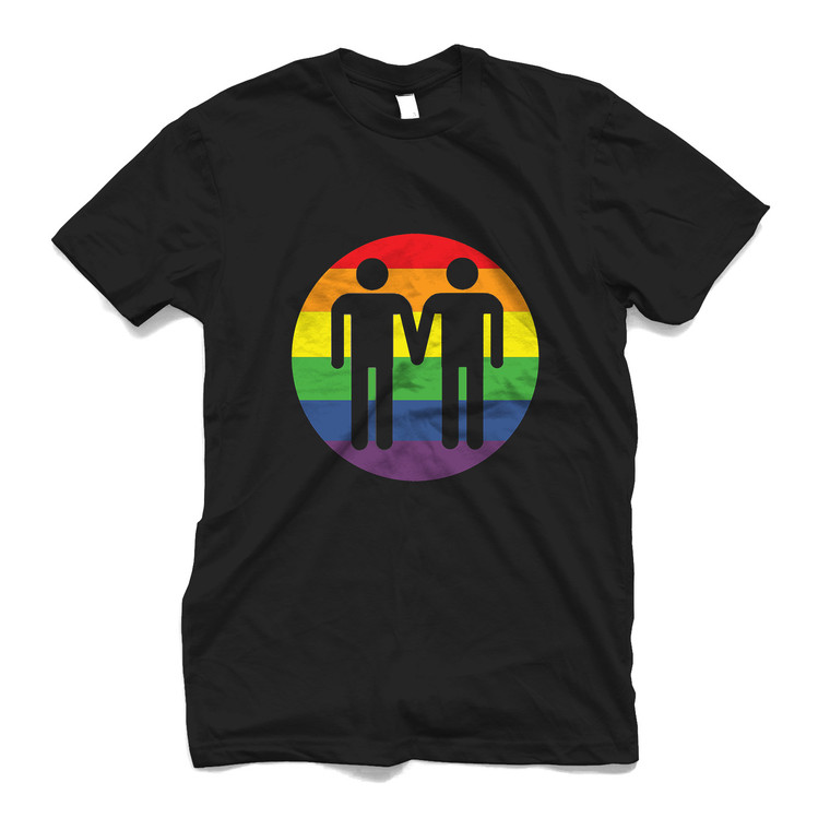 EQUAL SIGN RAINBOW LGBT 2 Men's T-Shirt