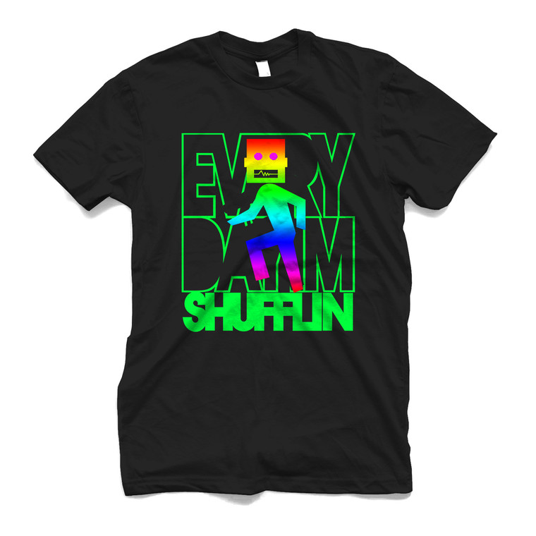 EVERYDAY IM SHUFFLIN BLACK Men's T-Shirt