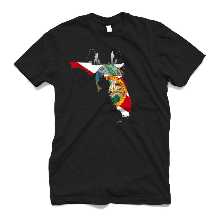 FLORIDA FLATS FISHING Men's T-Shirt