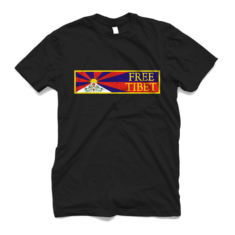 FREE TIBET FLAG Men's T-Shirt