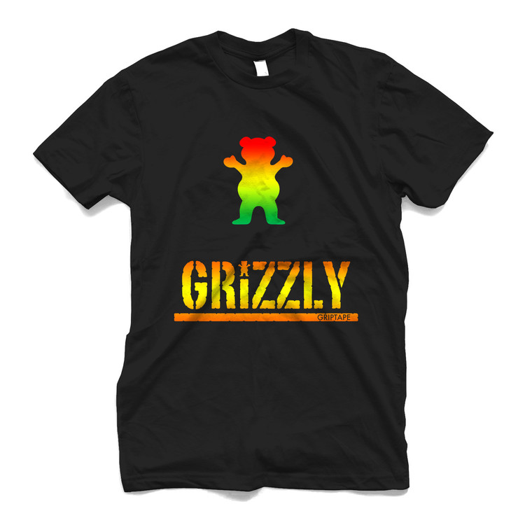 GRIZZLY GRIPTAGE POSTER OG BEAR SKATEBOARD Men's T-Shirt