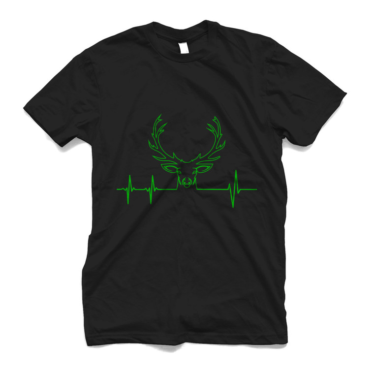 HEARTBEAT DEER Men's T-Shirt