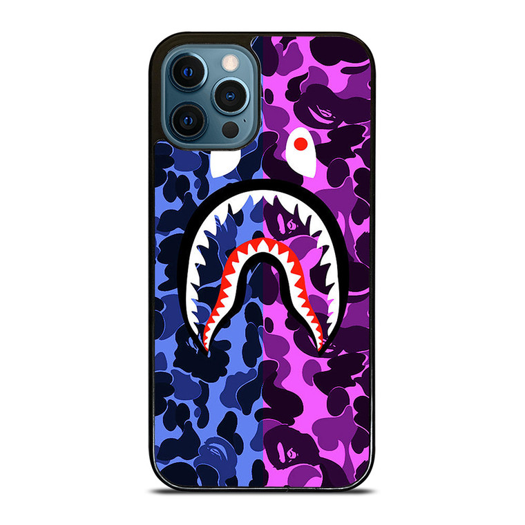 BAPE SHARK LOGO BLUE VIOLET iPhone 12 Pro Max Case