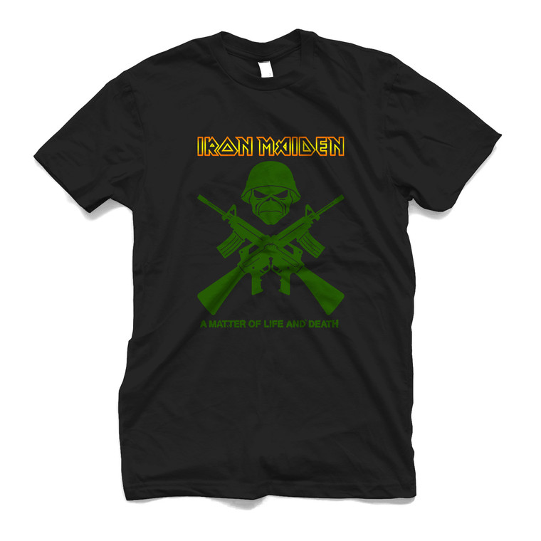 IRON MAIDEN A MATTER OF LIFE AND DEATH Men's T-Shirt