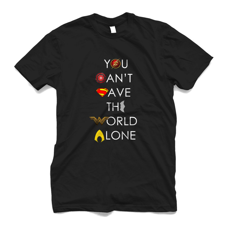 JUSTICE LEAGUE SAVE THE WORLD Men's T-Shirt