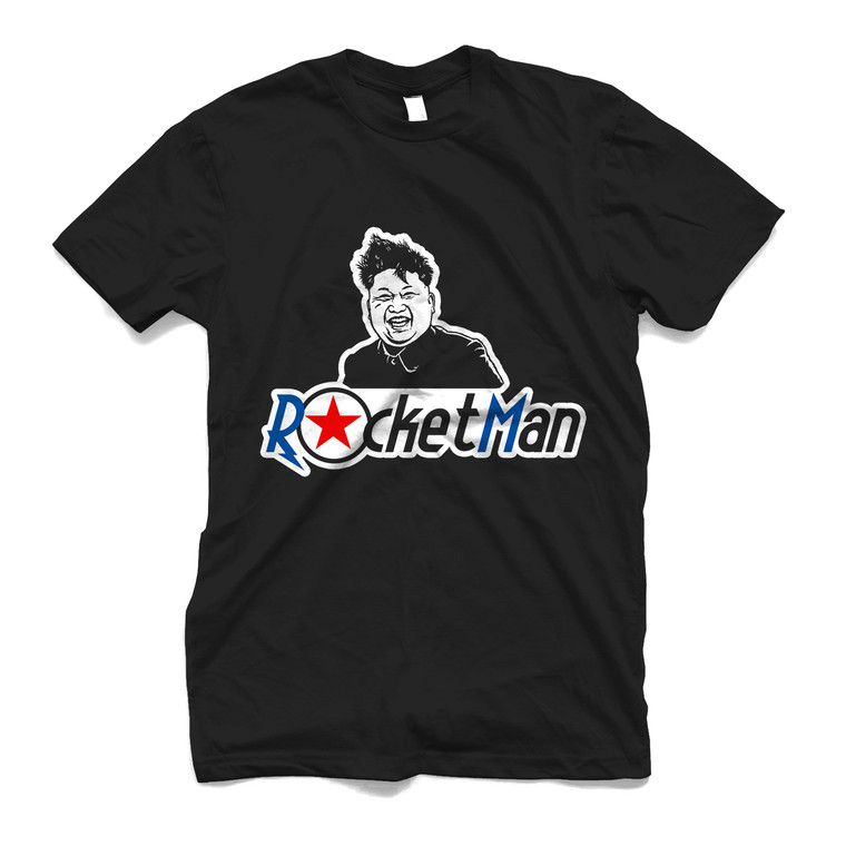 KIM JONG UN ROCKET MAN FUNNY 2 Men's T-Shirt