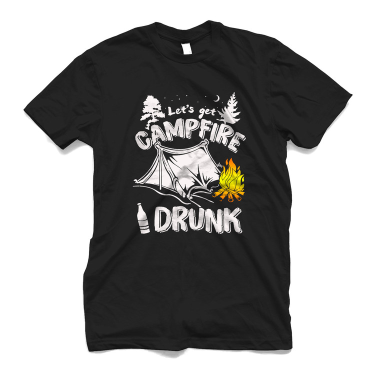 LETS GET CAMPFIRE DRUNK Men's T-Shirt