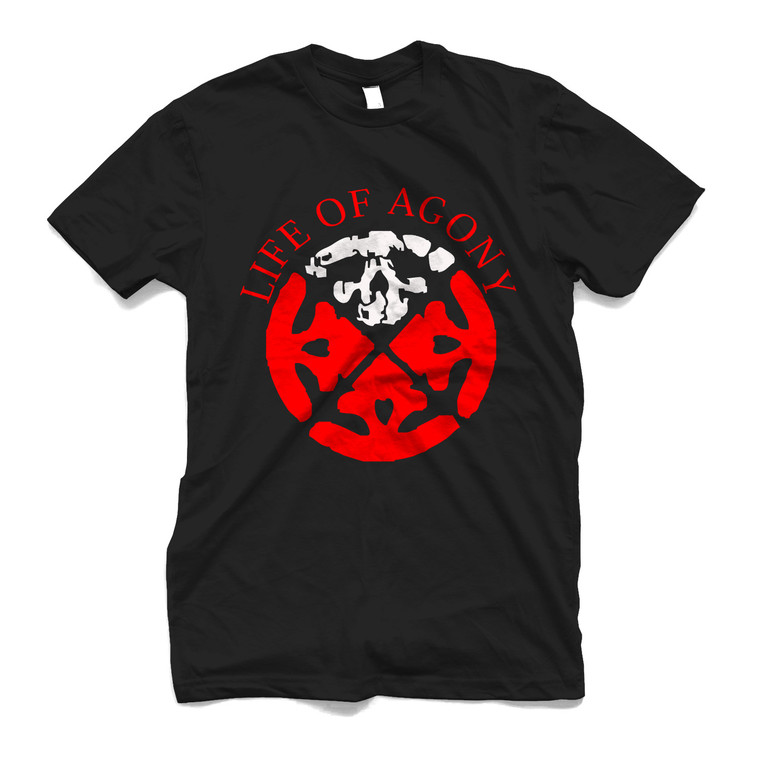 LIFE OF AGONY LOGO Men's T-Shirt
