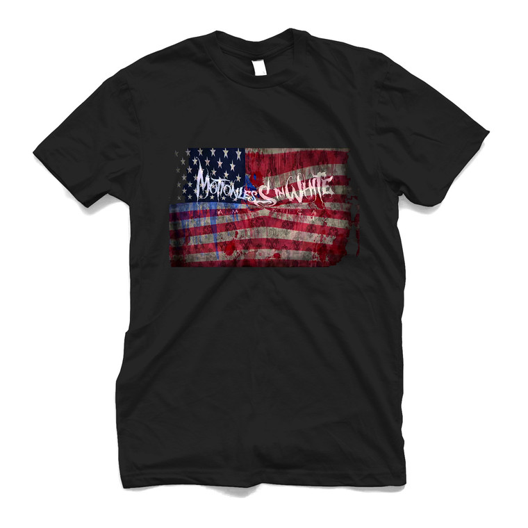 MOTIONLESS IN USA FLAG Men's T-Shirt