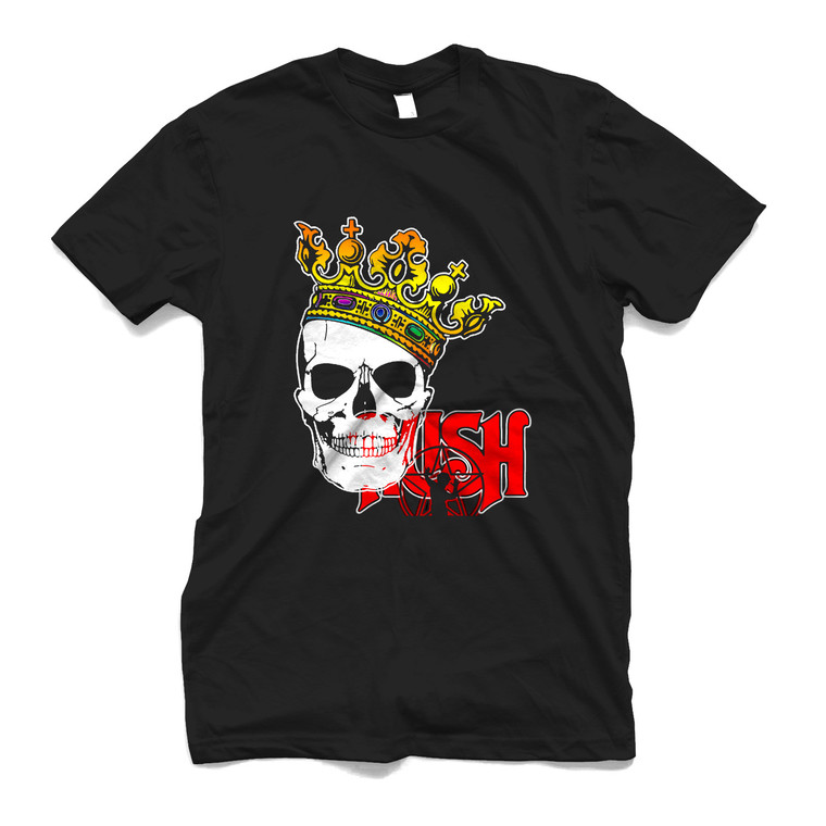 RUSH CROWN SKULL IMAGE Men's T-Shirt RUSH CROWN SKULL IMAGE Men's T-Shirt