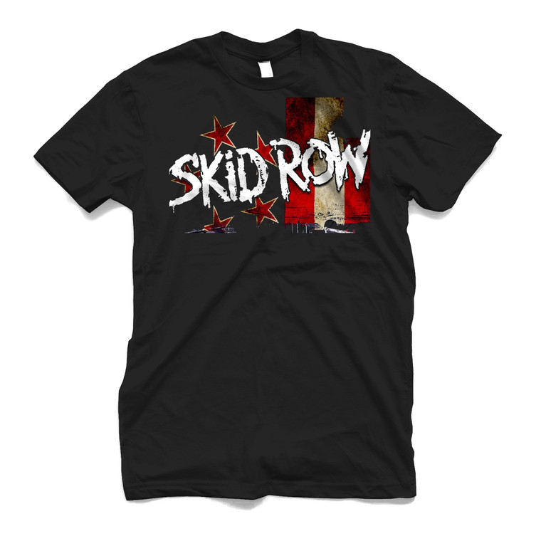 SKID ROW 2 BLACK Men's T-Shirt SKID ROW 2 BLACK Men's T-Shirt