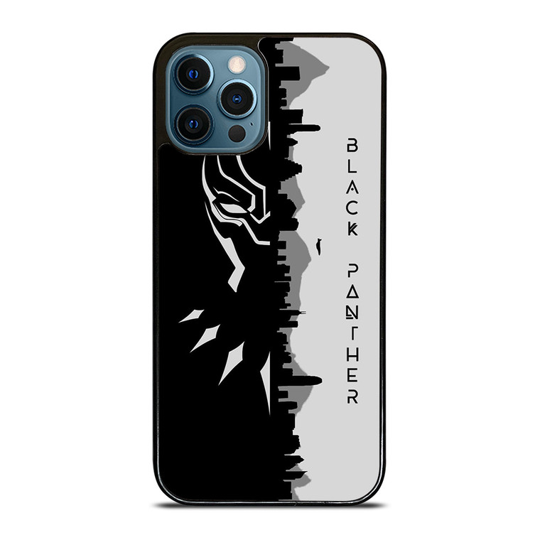 BLACK PANTHER BLACK WHITE FAN ART iPhone 12 Pro Max Case BLACK PANTHER BLACK WHITE FAN ART iPhone 12 Pro Max Case
