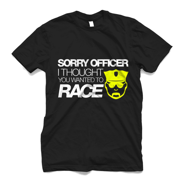 SORRY OFFICER I THOUGHT Men's T-Shirt SORRY OFFICER I THOUGHT Men's T-Shirt