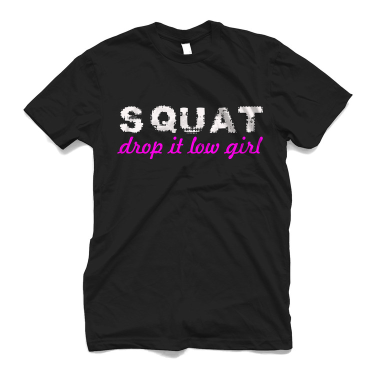 SQUAT DROP IT LOW Men's T-Shirt SQUAT DROP IT LOW Men's T-Shirt
