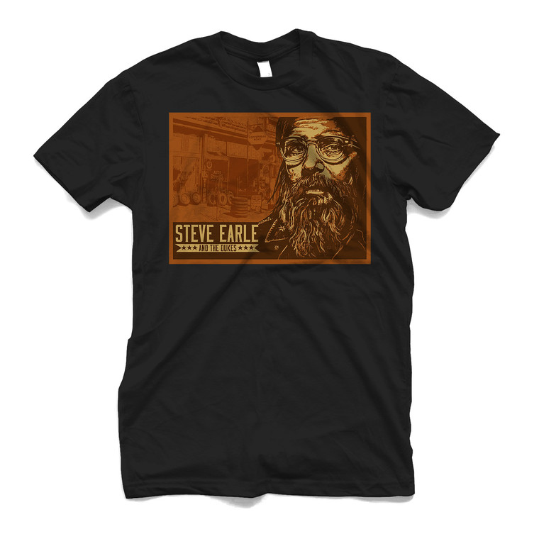 STEVE EARLE FACE Men's T-Shirt