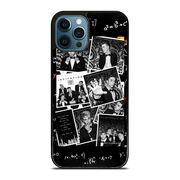 BLACK WHITE WHY DON'T WE iPhone 12 Pro Max Case